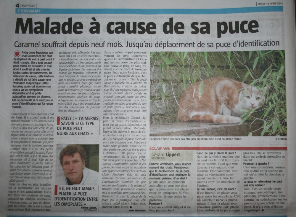 Caramel dans le journal - La Capitale -  du 18 mars 2014 (page 4)